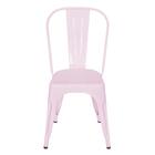 Cadeira Iron Tolix Design Industrial Rosa