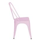 Cadeira Iron Tolix Design Industrial Rosa