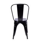 Cadeira Iron Tolix Design Indutrial Jantar Cozinha Preto Semi