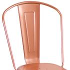 Cadeira Iron Tolix - Industrial - Aço - Vintage - Cobre Rose