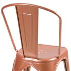 Cadeira Iron Tolix - Industrial - Aço - Vintage - Cobre Rose