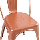 Cadeira Iron Tolix - Industrial - Aço - Vintage - Cobre Rose