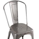 Cadeira Iron Tolix - Industrial - Metal - Vintage - Metal Nat