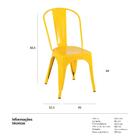 Cadeira Iron Tolix - Metal - Design Industrial - Vintage - Am