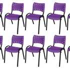 Cadeira Iso Base Preto Igreja, Escola, Escritório - Violeta K