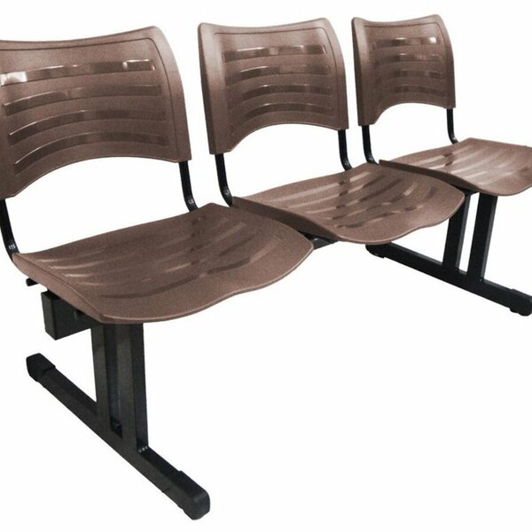 Cadeira Iso Em Longarina 3 Lugares Linha Polipropileno Iso Ma