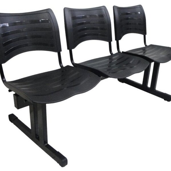 Cadeira Iso Em Longarina 3 Lugares Linha Polipropileno Iso Pr