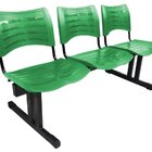 Cadeira Iso Em Longarina 3 Lugares Linha Polipropileno Iso Ve