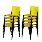 Cadeira Iso Empilhavel 10un  Amarela