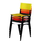 Cadeira Iso Empilhavel 1un  Preta