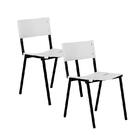 Cadeira Iso Empilhavel 2un  Branca