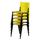 Cadeira Iso Empilhavel 5un  Amarela