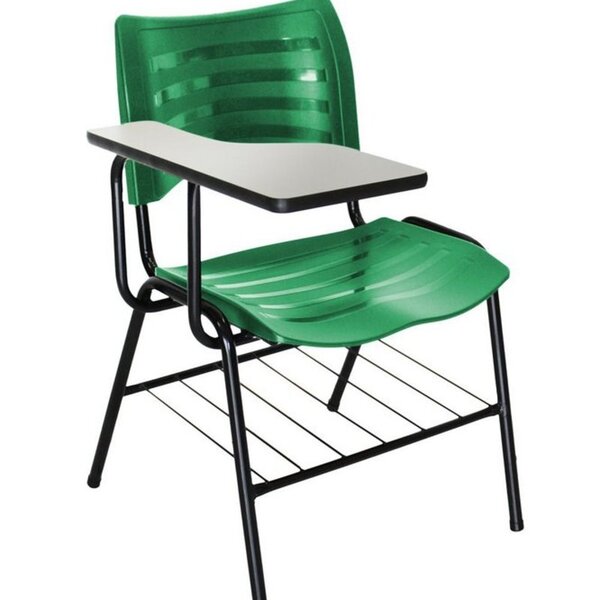 Cadeira Iso Linha Polipropileno Iso Universitária Verde