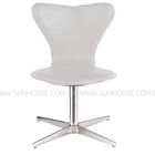 Cadeira Jacobsen Pes Giratorio Corino Branco - 12386 Sun House