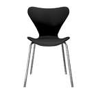 Cadeira Jacobsen Preta E Cromada