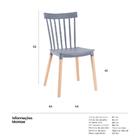 Cadeira Janaina - Cinza