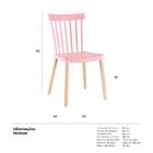 Cadeira Janaina - Rosa Claro