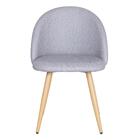 Cadeira Jantar Estofada Maite Sedona Cinza