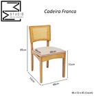 Cadeira Jantar Franca Moderna De Telinha Estofada Super Confo