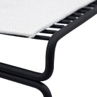 Cadeira Jantar Geni Metal Maciço Decorativa Com Assento Estof