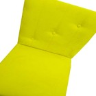 Cadeira Jantar Madrid Pés Palito Sued Amarelo - D'classe Decor