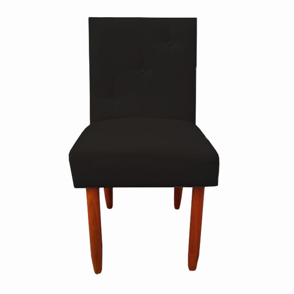 Cadeira Jantar Madrid Pés Palito Sued Marrom - D'classe Decor