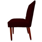 Cadeira Jantar Madrid Pés Palito Sued Marsala - D'classe Decor