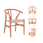 Cadeira Jantar Wish Bone Madeira Para Sala Cozinha Área Gourm