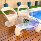 Cadeira Jardim e Varanda Astúrias Polietileno Bege