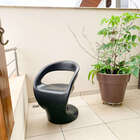 Cadeira Jardim e Varanda Astúrias Polietileno Preto