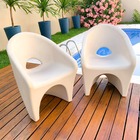 Cadeira Jardim e Varanda Ipanema Polietileno Bege