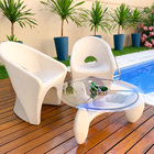 Cadeira Jardim e Varanda Ipanema Polietileno Bege