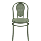 Cadeira Jardim Retro Rattan De Polipropileno – Tk Verde