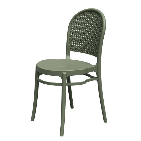 Cadeira Jardim Retro Telinha De Polipropileno – Tk Verde