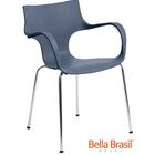 Cadeira Jim Daniela Em Polipropileno - Cinza