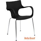 Cadeira Jim Daniela Em Polipropileno - Preta