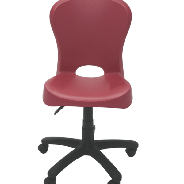 Cadeira Jolie Com Rodízio Vermelha Tramontina 92070040