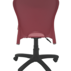 Cadeira Jolie Com Rodízio Vermelha Tramontina 92070040