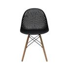 Cadeira Juliana Preta Sala Cozinha Jantar