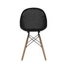 Cadeira Juliana Preta Sala Cozinha Jantar