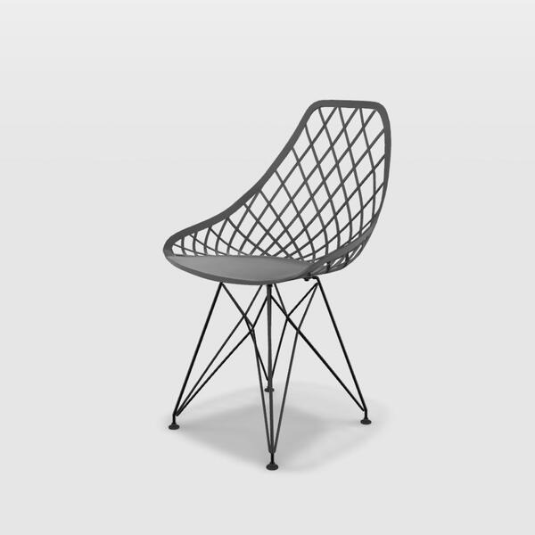 Cadeira Kaila Eiffel Konkret Empório  Base Preta