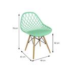 Cadeira Kaila - Verde Turquesa