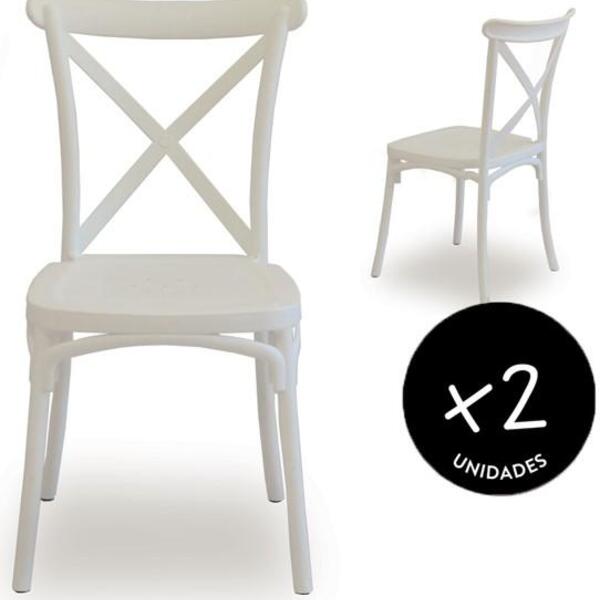 Cadeira Katrina Poltrona Sala Jantar Branca Kit 2 Un
