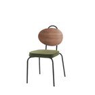 Cadeira Kona Base Em Aço, Assento Estofado E Encosto Multilam