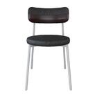 Cadeira Kyta Fixa C/4 Pés 50 X 44,7 X 83,8 Cm Pés Brancos