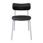 Cadeira Kyta Fixa C/4 Pés 50 X 44,7 X 83,8 Cm Pés Brancos