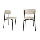 Cadeira Kyta Fixa Com 4 Pés 50 X 44,7 X 83,8 Cm Com 2 Unidade