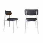 Cadeira Kyta Fixa Com 4 Pés 50 X 44,7 X 83,8 Cm Com 2 Unidade