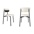 Cadeira Kyta Fixa Com 4 Pés 50 X 44,7 X 83,8 Cm Com 2 Unidade