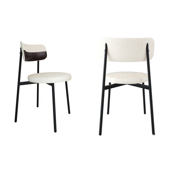 Cadeira Kyta Fixa Com 4 Pés 50 X 44,7 X 83,8 Cm Com 2 Unidade